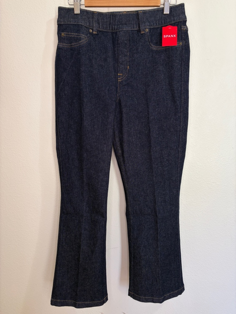 SPANX Kick Flare Jeans - Raw Indigo